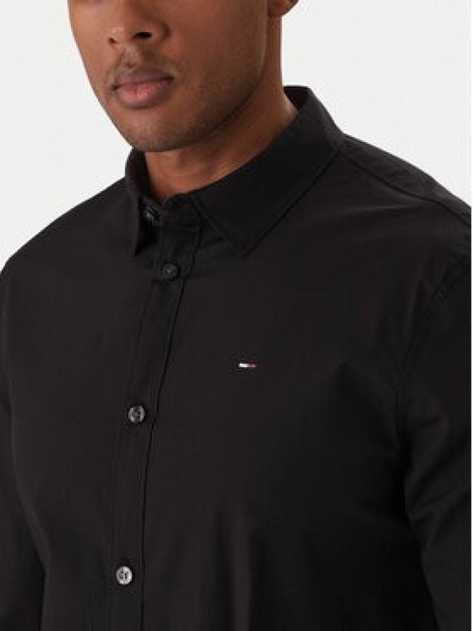 Tommy Jeans Koszula DM0DM04405 Czarny Slim Fit
