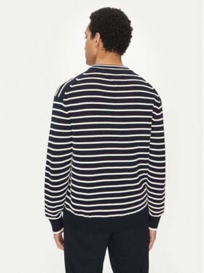 Tommy Hilfiger Sweter Breton MW0MW38944 Granatowy Regular Fit