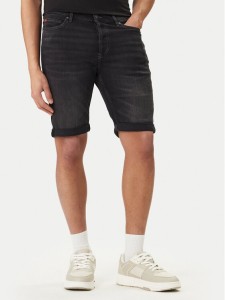 HUGO Szorty jeansowe 50561639 Szary Tapered Fit