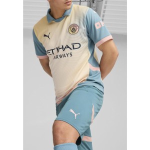 Męskie szorty Manchester City 24/25 PUMA Bold Blue Poppy Pink