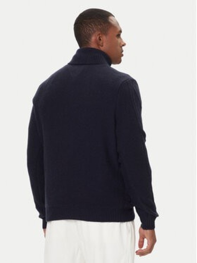 Tommy Hilfiger Golf MW0MW40914 Granatowy Regular Fit