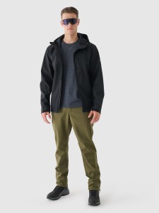 4F Spodnie softshellowe membrana 5000 męskie - khaki 3XL