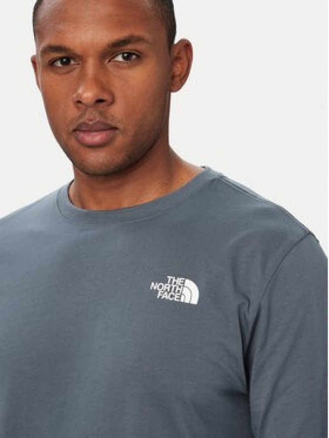 The North Face Longsleeve Evolution Box Nse NF0A8B68 Szary Regular Fit