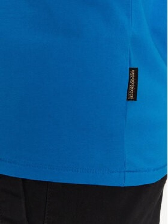 Napapijri T-Shirt S-Turin NP0A4HQG Niebieski Regular Fit