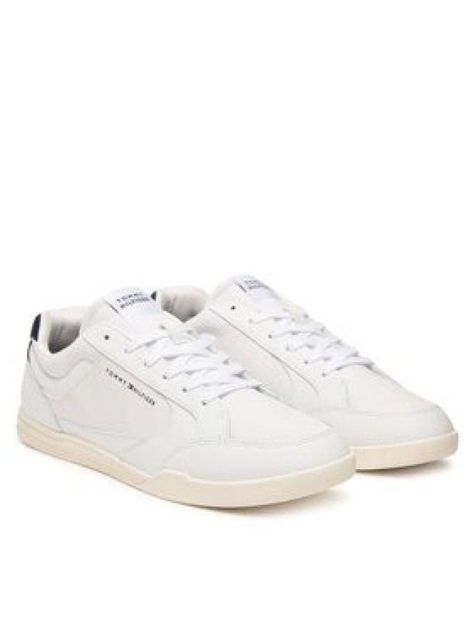 Tommy Hilfiger Sneakersy Lo Pro Cupsole Perf Leather FM0FM05944 Biały