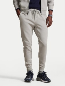 Polo Ralph Lauren Spodnie dresowe 710881518077 Szary jasny Regular Fit