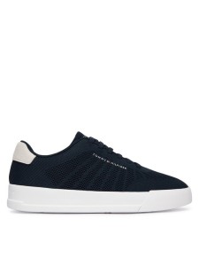 Tommy Hilfiger Sneakersy Th Court Knit FM0FM05823 Granatowy
