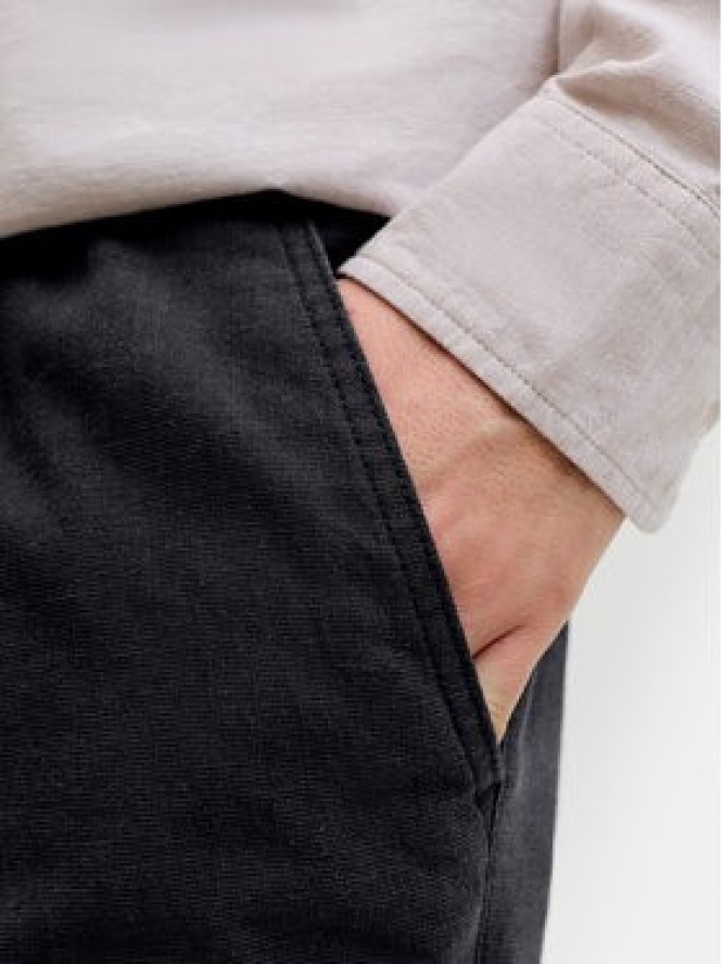 Jack & Jones Szorty materiałowe Jaiden 12293768 Czarny Relaxed Fit