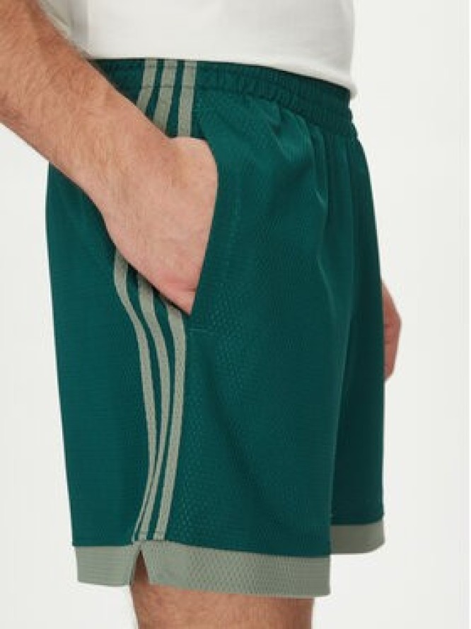 adidas Szorty sportowe Mock Eyelet JP1101 Zielony Regular Fit