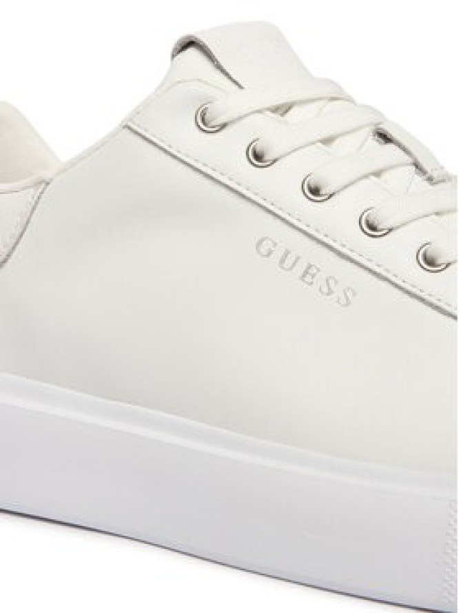 Guess Sneakersy FMJAVI LEA12 Biały