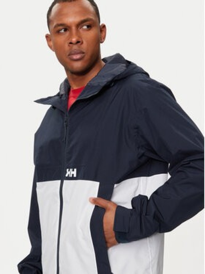 Helly Hansen Kurtka przeciwdeszczowa Rig Rain Jacket 54096 Granatowy Regular Fit
