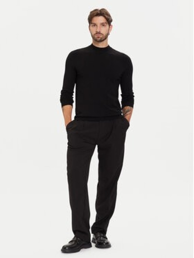 HUGO Sweter San Marc 50546856 Czarny Slim Fit