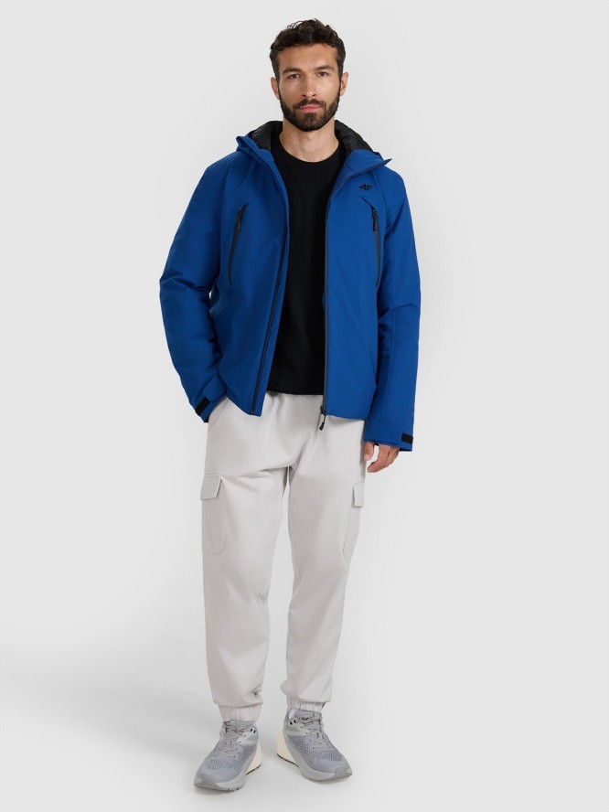 4F Kurtka przejściowa membrana 10000 męska - niebieska XL