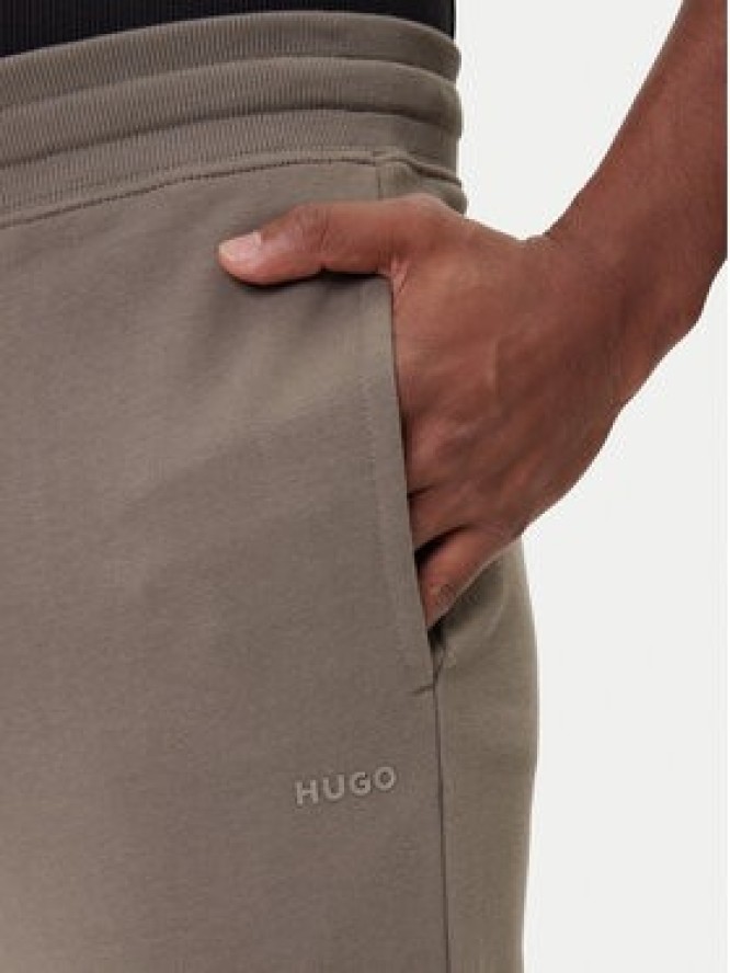 HUGO Spodnie dresowe Dayote232 50489617 Beżowy Regular Fit