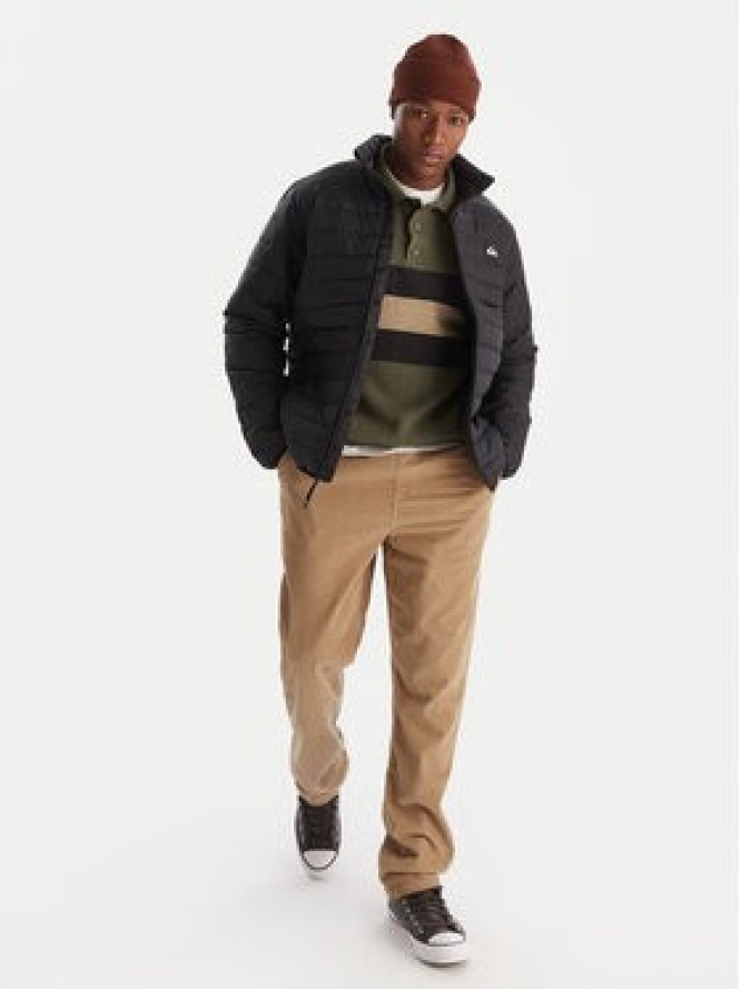 Quiksilver Kurtka przejściowa Scaly Fz EQYJK04190 Czarny Regular Fit