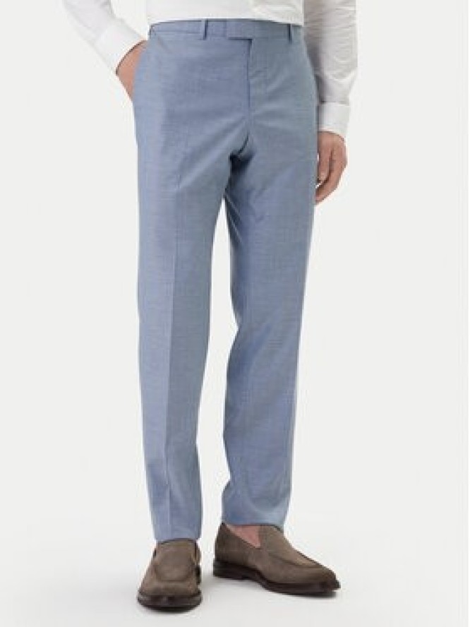 BOSS Garnitur Huge 50557273 Fioletowy Slim Fit