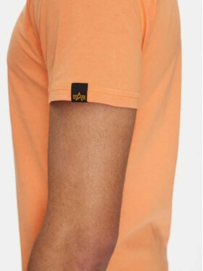 Alpha Industries T-Shirt 146509 Pomarańczowy Regular Fit