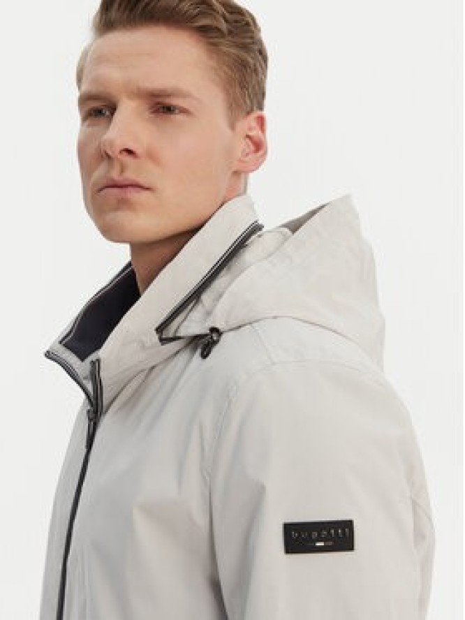 Bugatti Kurtka przejściowa 173100-11031 Écru Regular Fit