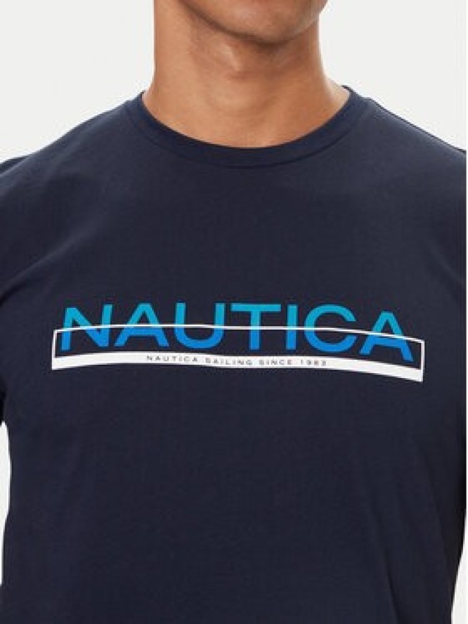 Nautica T-Shirt Koa N1S03430 Granatowy Regular Fit
