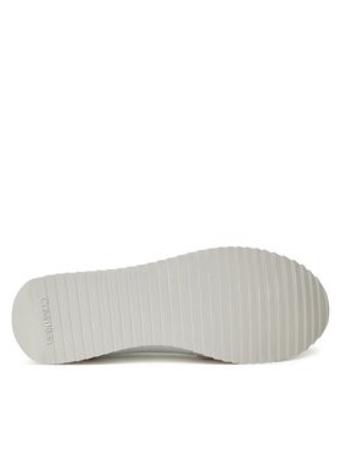 Calvin Klein Jeans Sneakersy Retro Runner Sock Lace Up Ny-Su YM0YM01326 Biały
