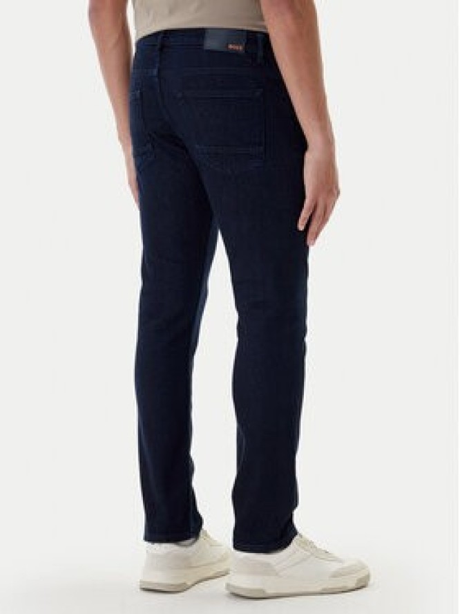 BOSS Jeansy Delaware 50471017 Granatowy Slim Fit