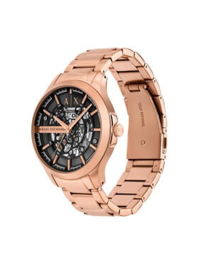 Armani Exchange Zegarek Hampton Automatic AX2456 Złoty