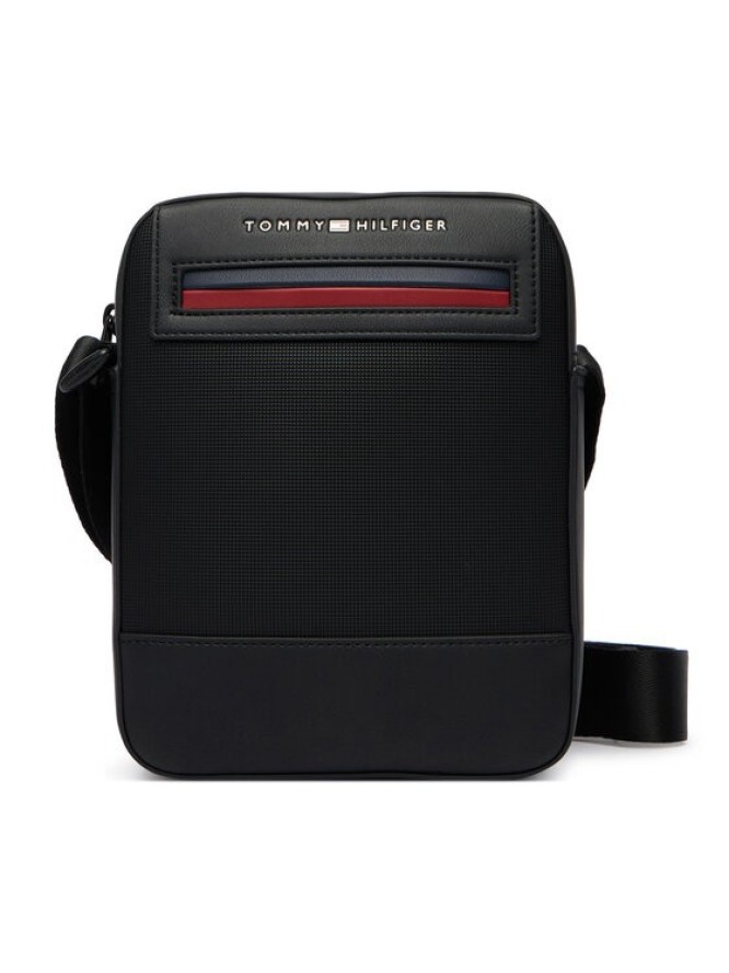 Tommy Hilfiger Saszetka Th Foundaiton Mini Reporter AM0AM14156 Czarny