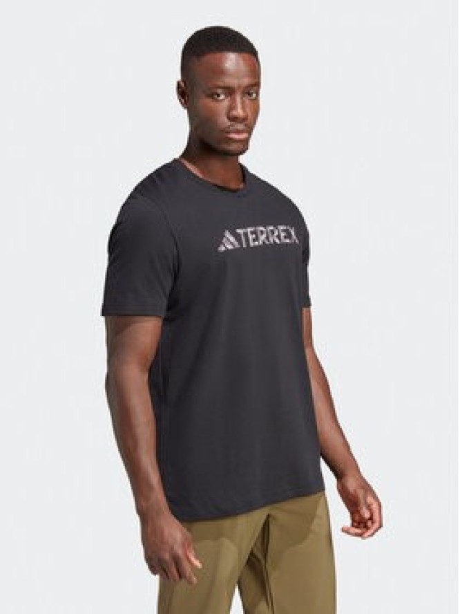 adidas T-Shirt Terrex Classic Logo T-Shirt HZ1399 Czarny Regular Fit