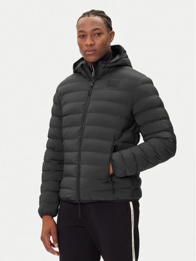 EA7 Emporio Armani Kurtka zimowa 7M000686 AF15953 UC001 Czarny Regular Fit