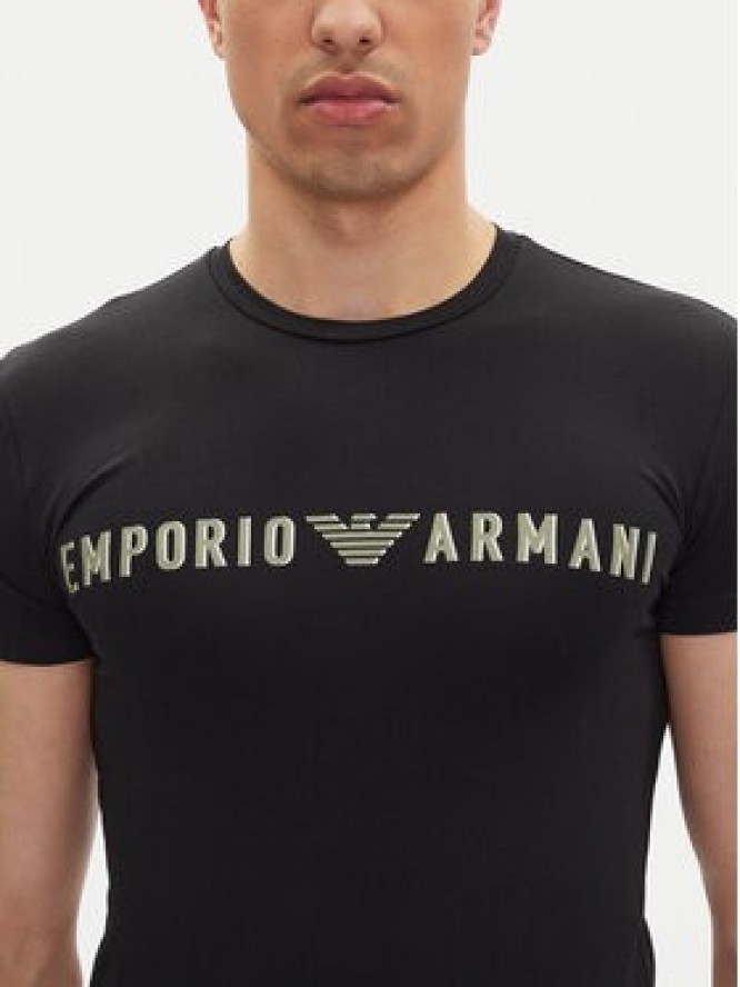Emporio Armani Underwear T-Shirt EM000375 AF10772 UC001 Czarny Slim Fit