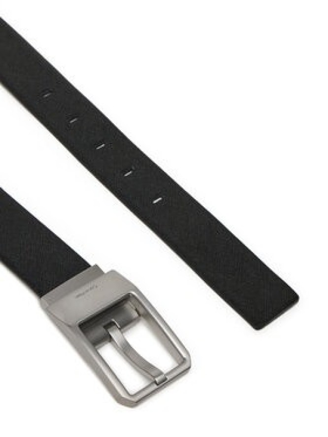 Calvin Klein Pasek Męski Faceted Buckle 35Mm Adj/Rev LV04D7010G Czarny