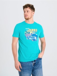 Koszulka Hot Wheels - niebieski