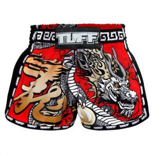 Spodenki treningowe TUFF Red Chinese Dragon