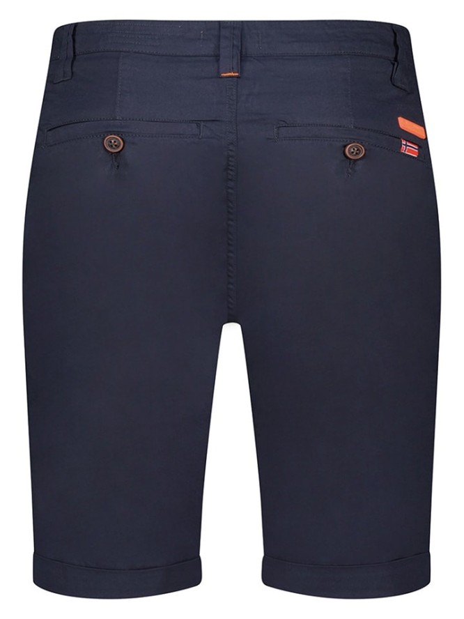 Geographical Norway Bermudy "Panilo" w kolorze granatowym rozmiar: XXL