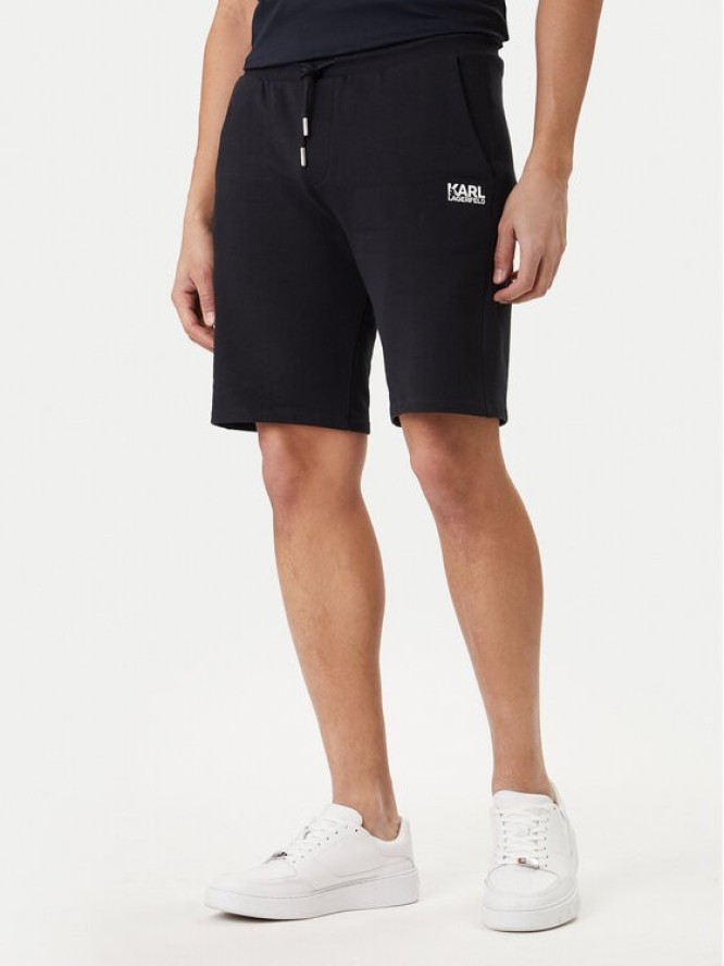 KARL LAGERFELD Szorty sportowe 705783 562917 Granatowy Regular Fit