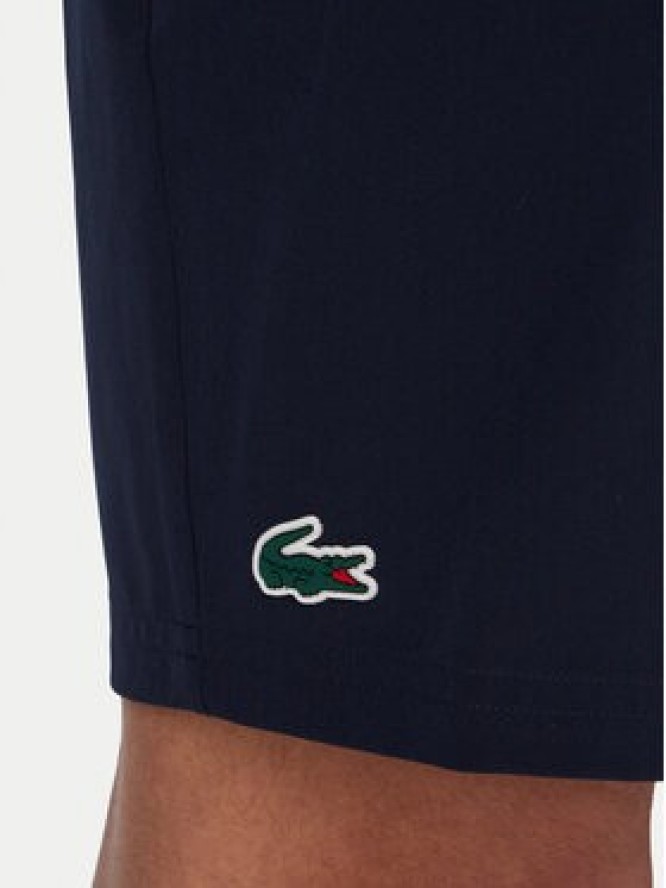 Lacoste Szorty sportowe GH7413 Granatowy Regular Fit