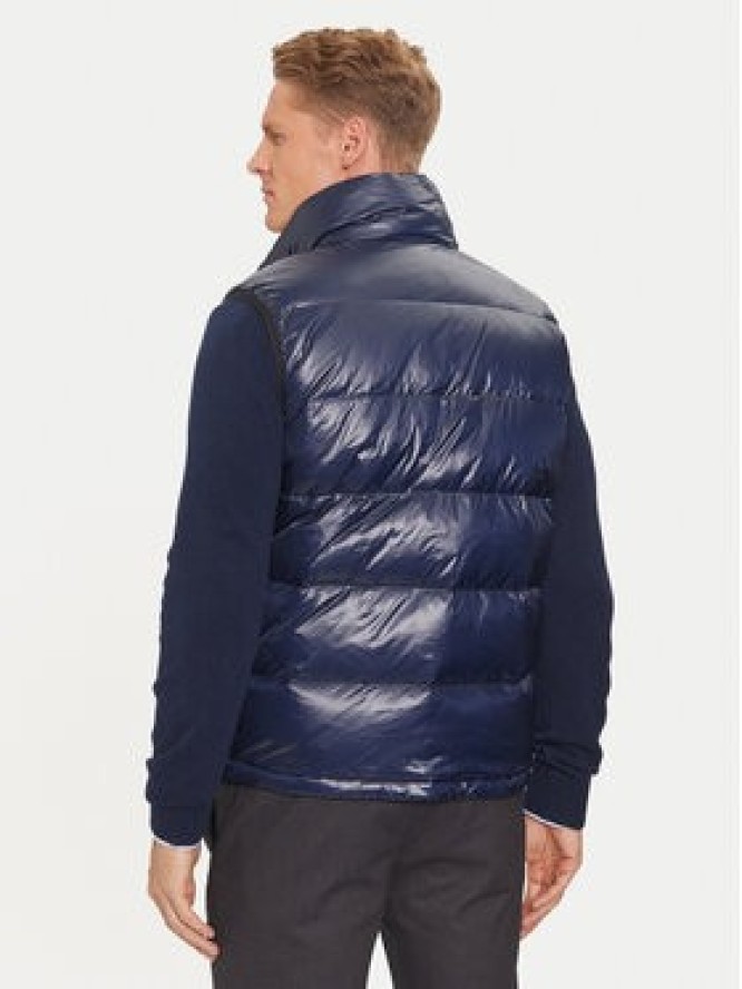 La Martina Bezrękawnik ZMO007 PA078 Granatowy Regular Fit