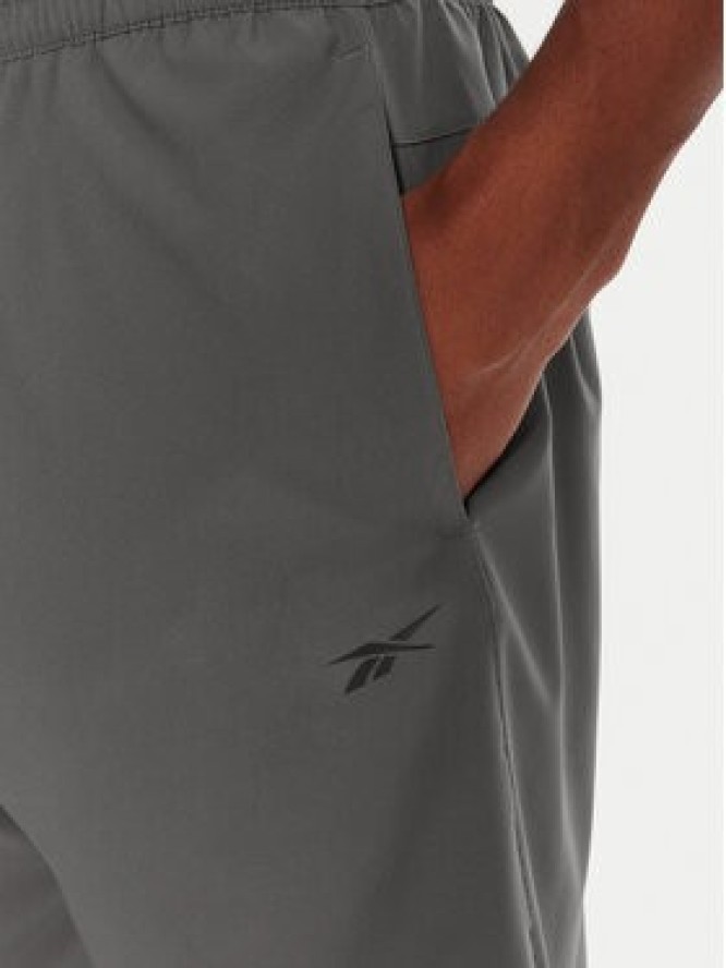 Reebok Szorty sportowe RK25181CCM Szary Regular Fit