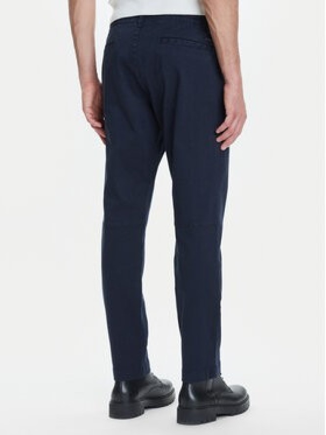BOSS Chinosy Sanderson-L-2 50542986 Granatowy Regular Fit