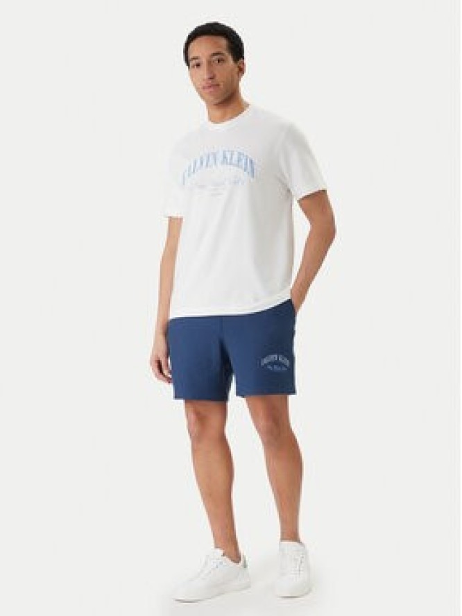 Calvin Klein Jeans Szorty sportowe Collegiate LV04RF275G Granatowy Regular Fit