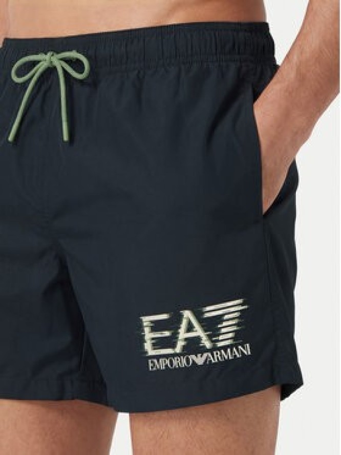 EA7 Emporio Armani Szorty kąpielowe 7M001678 AF21069 UB102 Granatowy Regular Fit