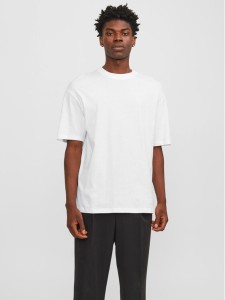 Jack & Jones T-Shirt Bradley 12249319 Biały Regular Fit