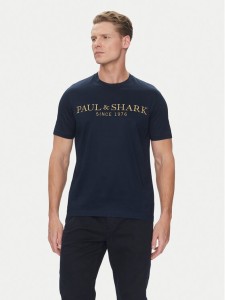 Paul&Shark T-Shirt 24411020 Granatowy Regular Fit