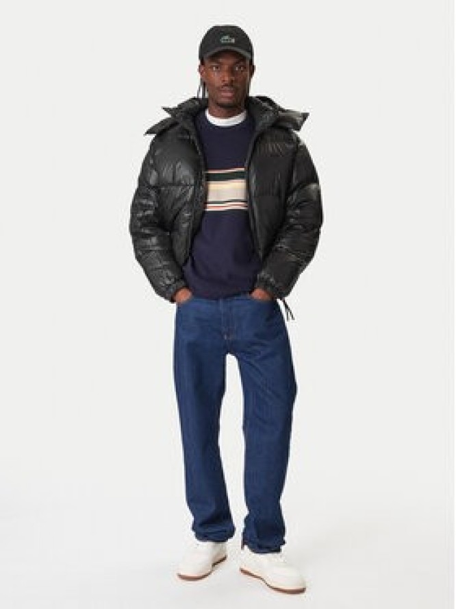 Lacoste Kurtka puchowa BH5096 Czarny Regular Fit