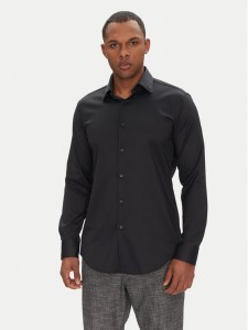 BOSS Koszula P-Hank 50503356 Czarny Slim Fit