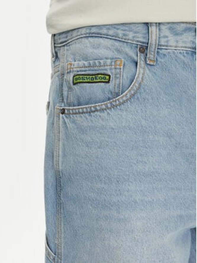 DC Shoes Jeansy Worker Baggy Carpenter Ril ADYDP03087 Błękitny Regular Fit