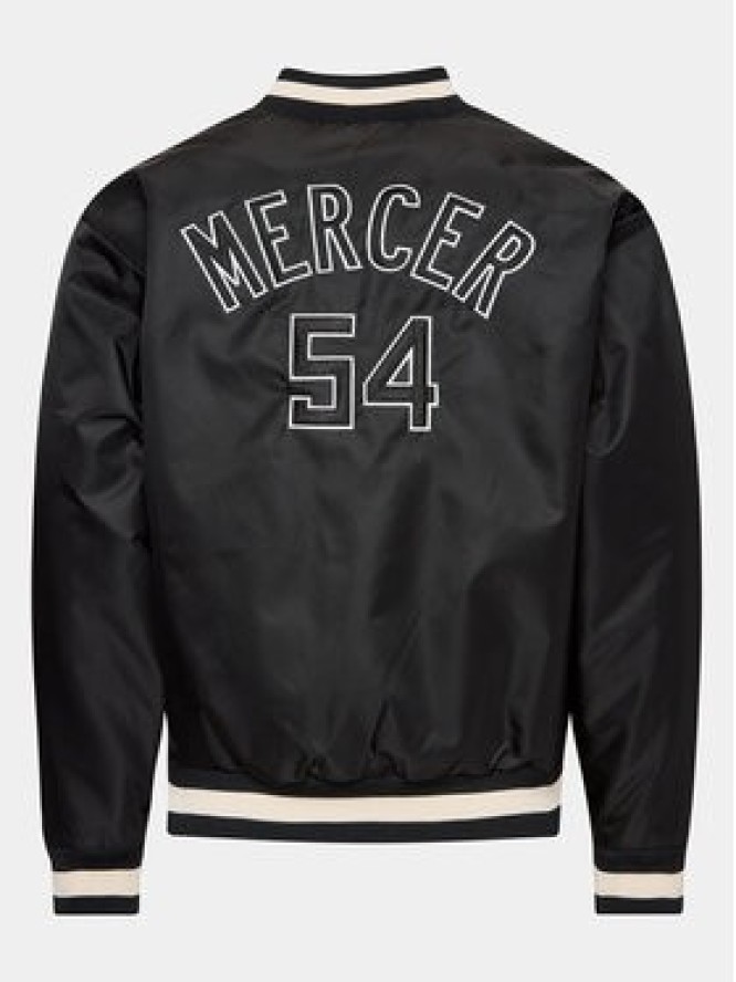 Mercer Amsterdam Kurtka bomber Unisex Re-Varsity MEAP231010 Czarny Regular Fit