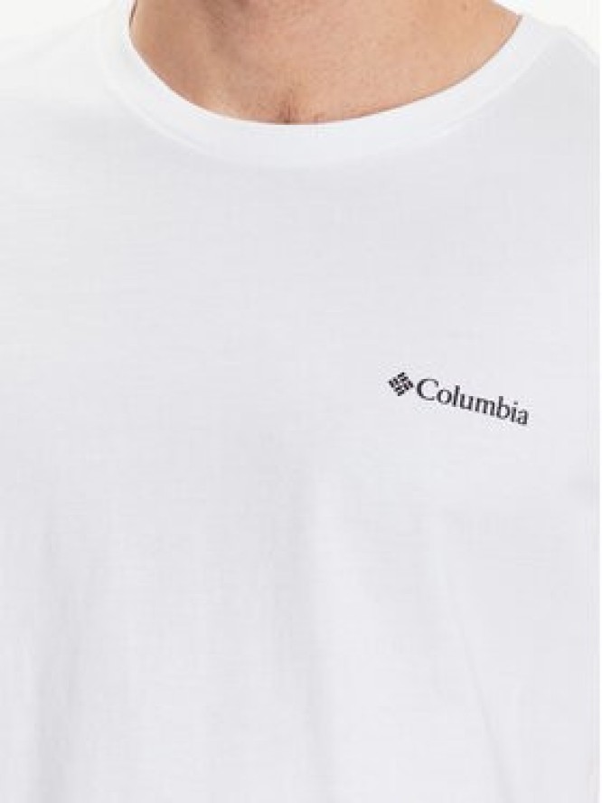 Columbia T-Shirt Basic Logo 1680053 Biały Regular Fit