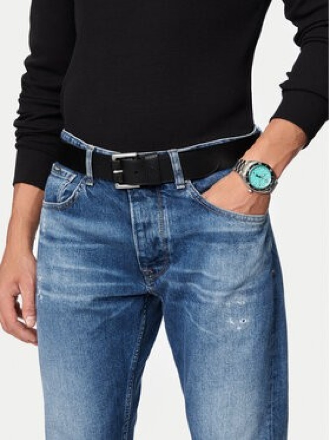 Fossil Zegarek FS6066 Srebrny