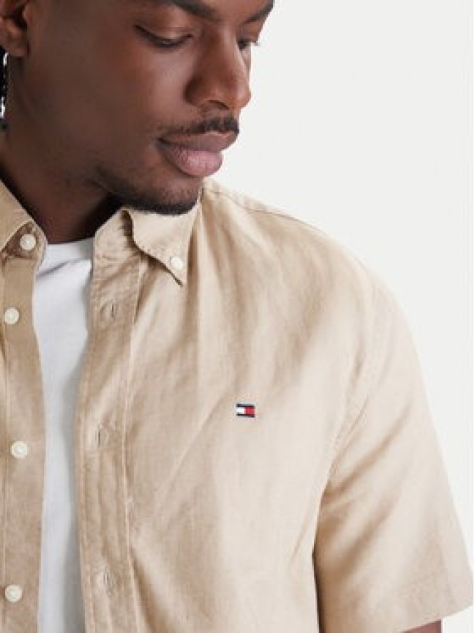 Tommy Hilfiger Koszula MW0MW42450 Beżowy Regular Fit